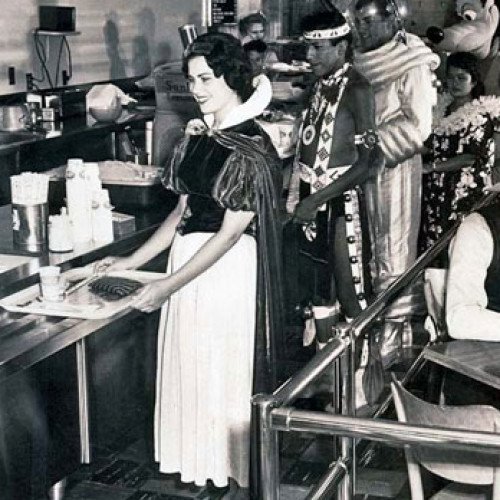 Disneyland Employee Cafeteria In 1961
