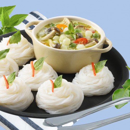 ขนมจีนแกงเขียวหวานไก่