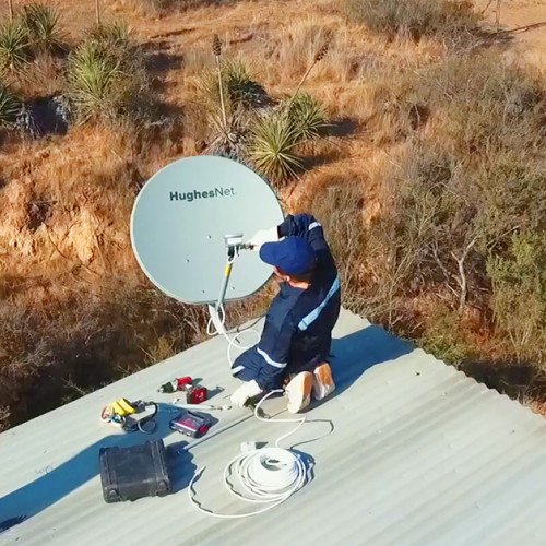 Internet satelital