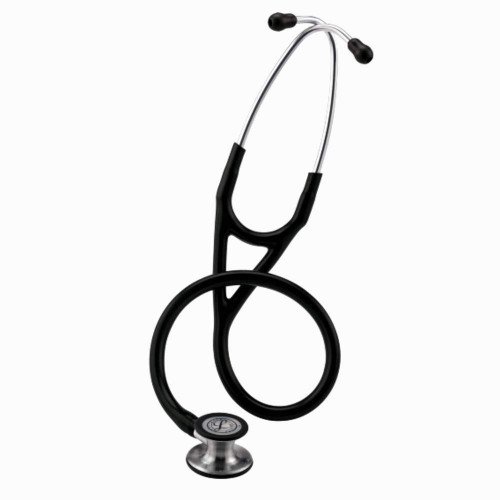 3M Littmann Cardiology IV Diagnostic Stethoscope, Standard-Finish Chestpiece, Black Tube, Stainless Stem and Headset, 69 cm, 6152