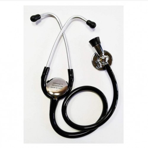 Demand Stethoscope Bell Type Stethoscope with Fetoscope Adult for Doctors Nurse Medical Students Practitioner (Black)